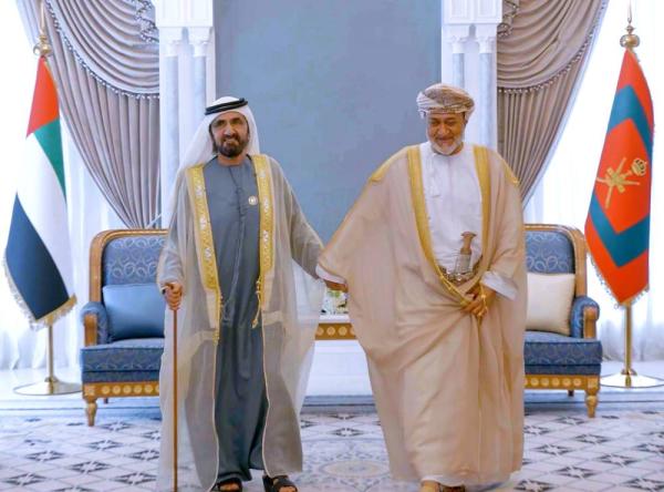 محمد بن راشد والسلطان هيثم