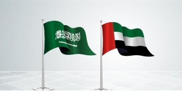 علم الإمارات والسعودية علم الإمارات والسعودية