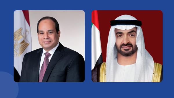 محمد بن زايد والسيسي