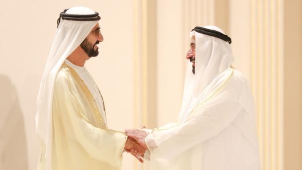 محمد بن راشد وسلطان بن محمد القاسمي