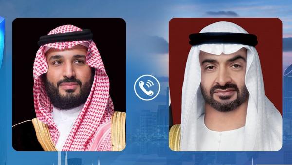محمد بن زايد ومحمد بن سلمان محمد بن زايد ومحمد بن سلمان