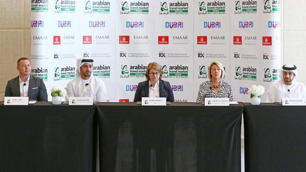 خلال المؤتمر الصحفي لمعرض سوق السفر العربي