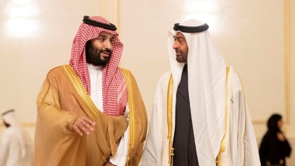 محمد بن زايد ومحمد بن سلمان محمد بن زايد ومحمد بن سلمان