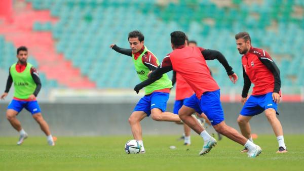 جانب من الوحدة التدريبية للمنتخب العراقي