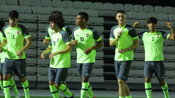 جانب من تدريبات المنتخب الأولمبي العراقي