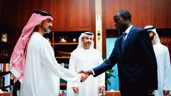 عمار النعيمي يستقبل السفير السنغالي
