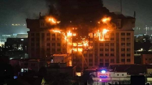 النيران التهمت 200 غرفة.. ماذا حدث في حريق مديرية أمن الإسماعيلية؟