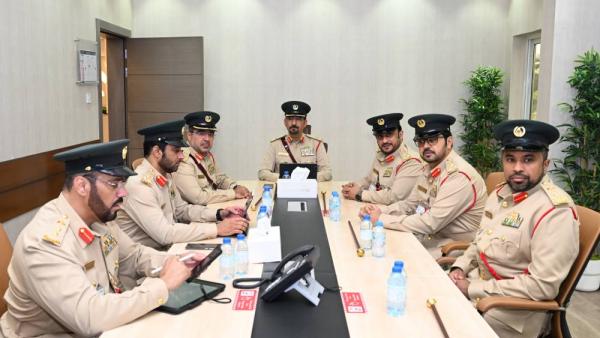 اللواء رفيع يطلع على سير العمل بالإدارة العامة للتدريب