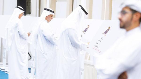 انتخابات المجلس الوطني بالشارقة تصوير: صلاح عمر