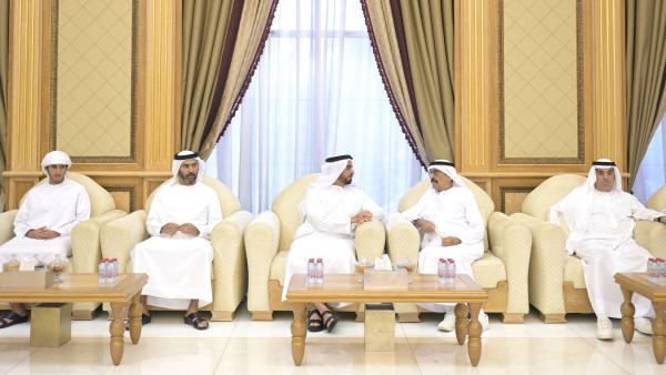 سيف بن زايد يعزي في وفاة سعيد جمعة النابودة