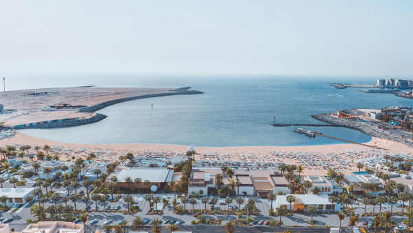 جانب من واجهة دبي البحرية