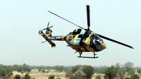 تحطم هليكوبتر تقل 6 أشخاص بولاية شمال الهند