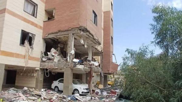 انفجار وقع في مبنى سكني في حي برديسان قرب مدينة قم