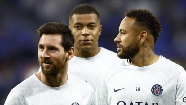 نيمار وميسي ومبابي