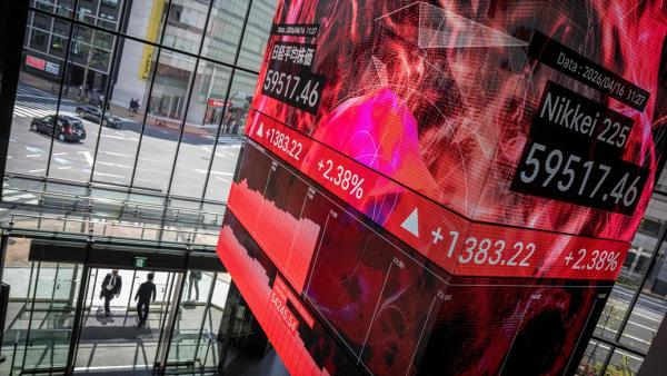 المؤشر نيكاي اليابانية اخترق مستوى 59500 نقطة للمرة الأولى الخميس