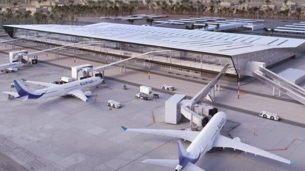 صورة تخيلية لمطار الكويت (كونا)