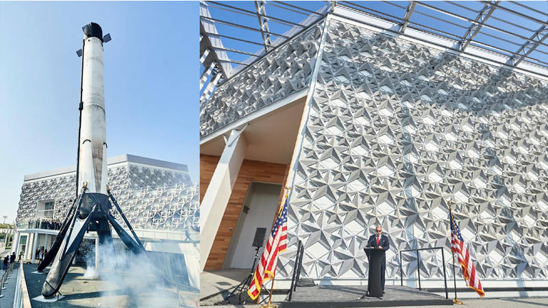 صاروخ «سبيس إكس فالكون 9» في دبي