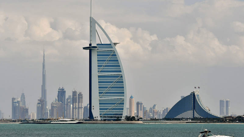برج العرب بمدينة دبي 