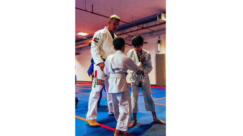 مشاركة كبيرة في معسكر الجوجيتسو الشتوي