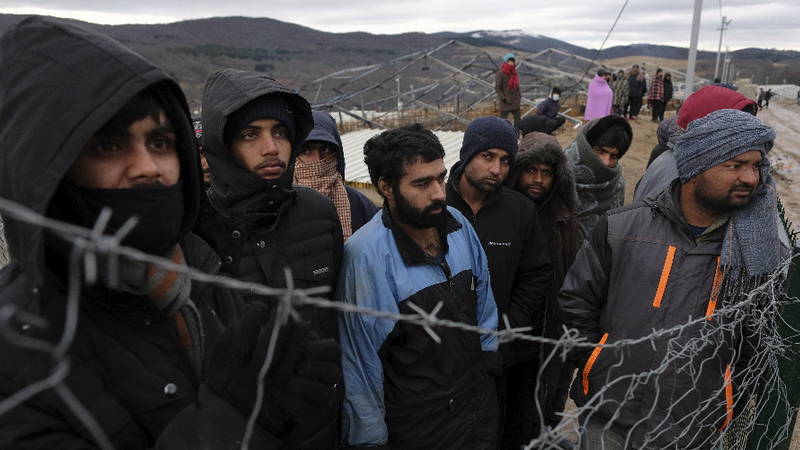 تنديد أوروبي بظروف «غير مقبولة» للمهاجرين في البوسنة