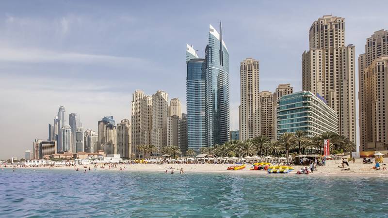 منطقة جيه بي آر في دبي