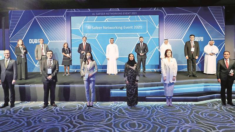 أثناء التكريم 