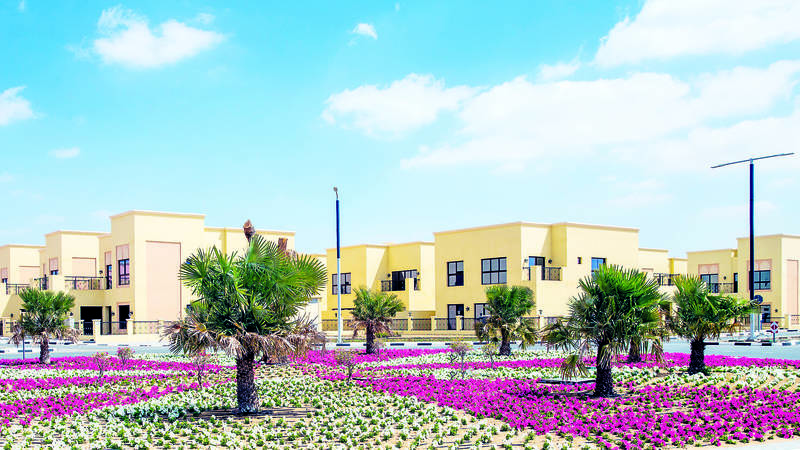 فلل ند الشبا التابعة لشركة نخيل 