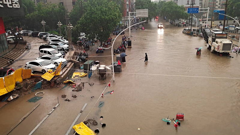 الصين فيضانات