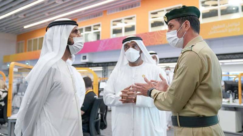 محمد بن راشد في غرفة عمليات إكسبو 2020 دبي 