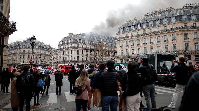 حريق في باريس