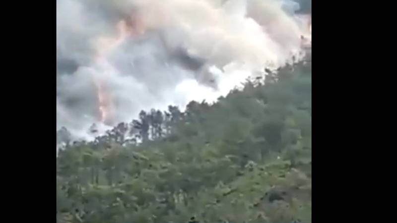 تحطم طائرة صينية