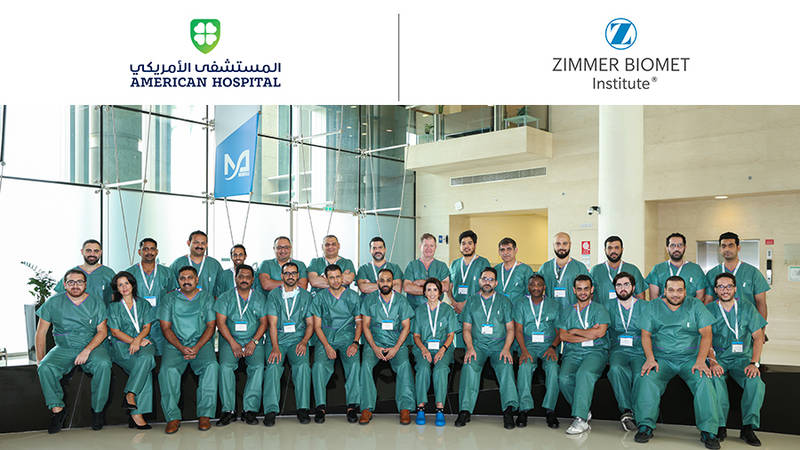 المستشفى الأمريكي دبي يعقد شراكة مع معهد «زيمر بيوميت» لتقديم التدريب العملي لجراحي العظام في الإمارات و السعودية