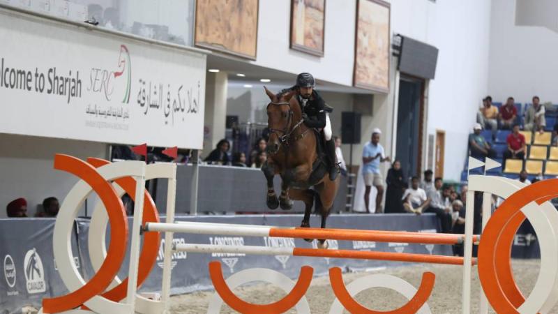 راشد آل مكتوم في منافسات الاسبوع الأول بال شارقة 2023