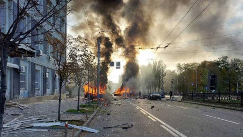 ضربات جوية روسية على كييف