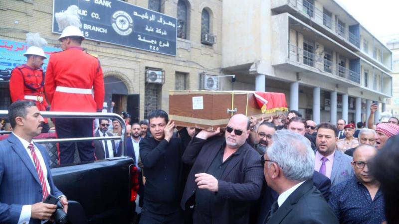 تشييع جثمان فيصل الياسري