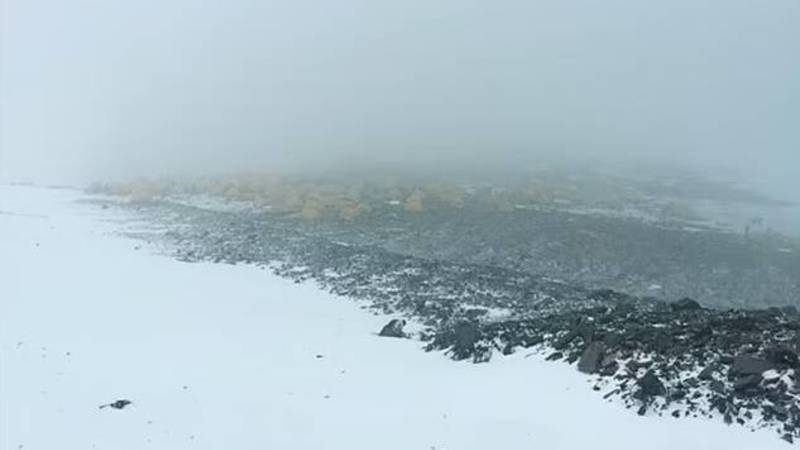 أحد مواقع أخذ عينات التربة