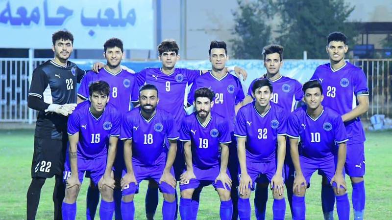 فريق الطلبة في مباراته أمام الكرخ