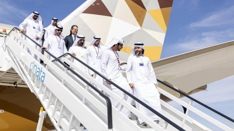 «الاتحاد» تستعرض أحدث طائراتها في معرض دبي للطيران