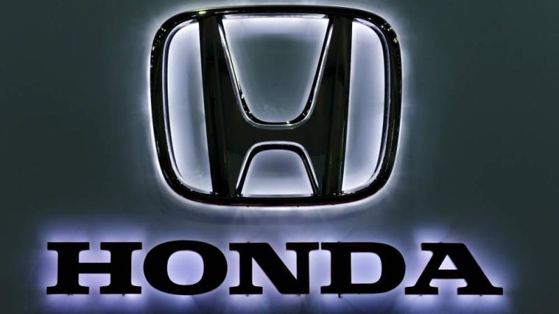 شعار «هوندا مورتور» في معرض بانكوك الدولي السابع والثلاثين للسيارات (رويترز)