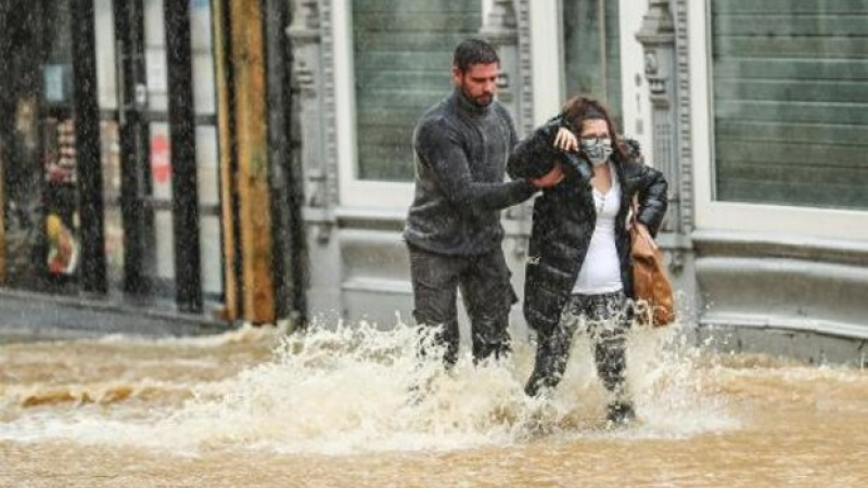 مقتل امرأة في موجة أمطار غزيرة في بلجيكا
