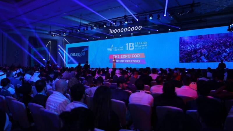 «المليار متابع» تجمع مشاهير من 95 دولة لتسليط الضوء على صناعة المحتوى الرقمي
