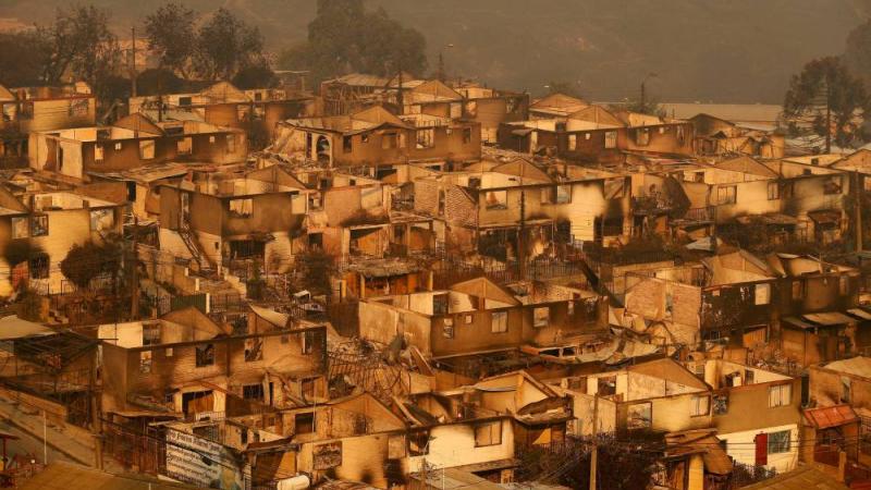 46 قتيلاً بحرائق الغابات في تشيلي