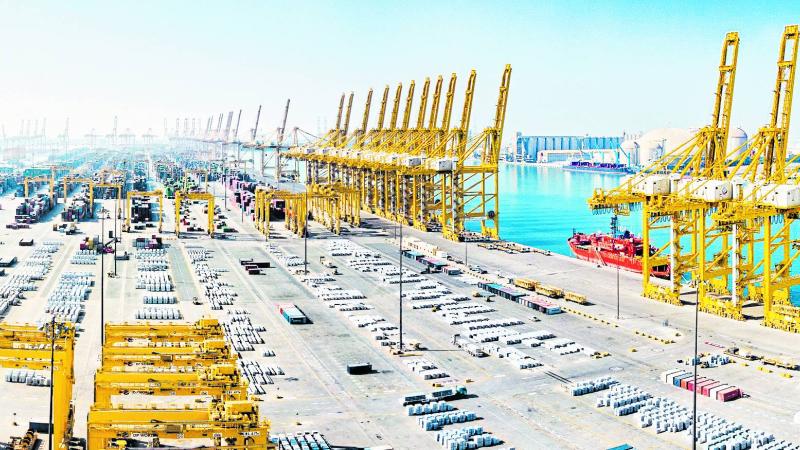 ميناء جبل علي يتعامل مع 50 مليون طن متري من البضائع السائبة بنمو 4.5%