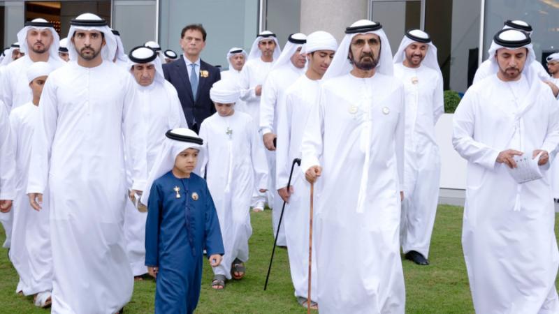 محمد بن راشد يشهد فعاليات كأس دبي العالمي