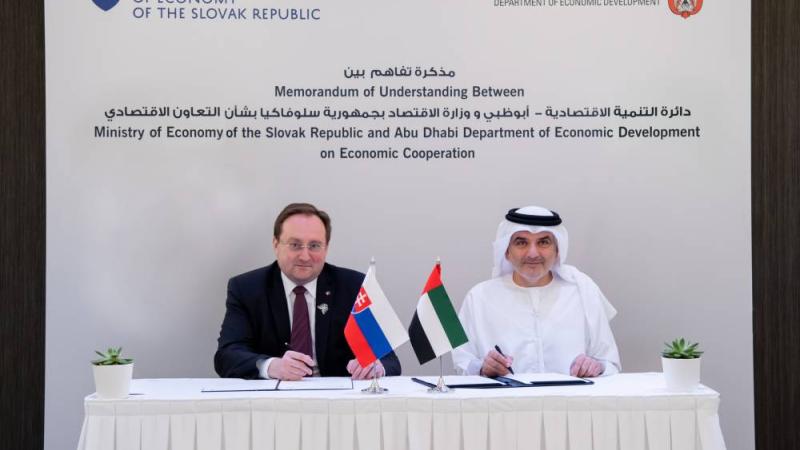 أبوظبي وسلوفاكيا يبحثان سبل تعزيز التعاون الاقتصادي