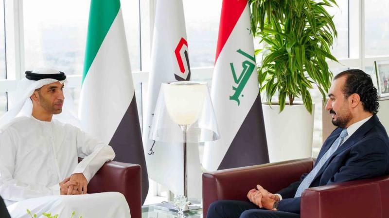 ثاني الزيودي خلال لقائه مع زياد خلف