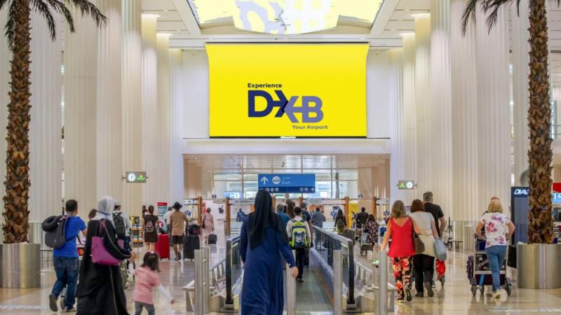 رسمياً.. مطار دبي يصعد للمركز الثاني عالمياً للمسافرين الدوليين والمحليين في 2023