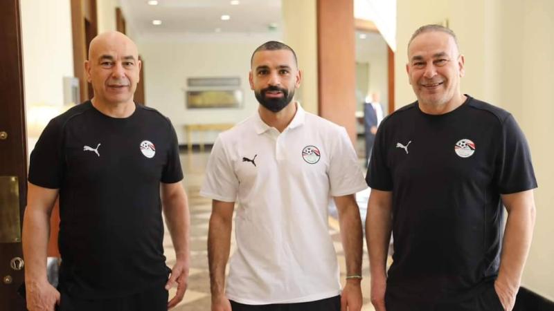 أول ظهور لمحمد صلاح مع حسام حسن في معسكر منتخب مصر