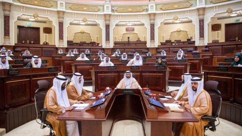 ممثلو الحكومة خلال جلسة المجلس 