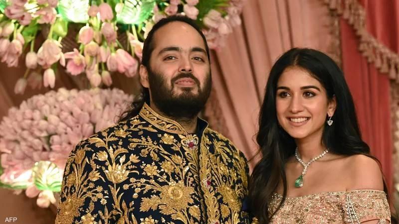 زفاف ابن أغنى رجل بآسيا يوقف حركة المرور لأيام في مومباي